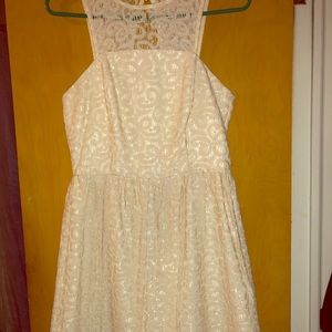 The limited. Off white dress